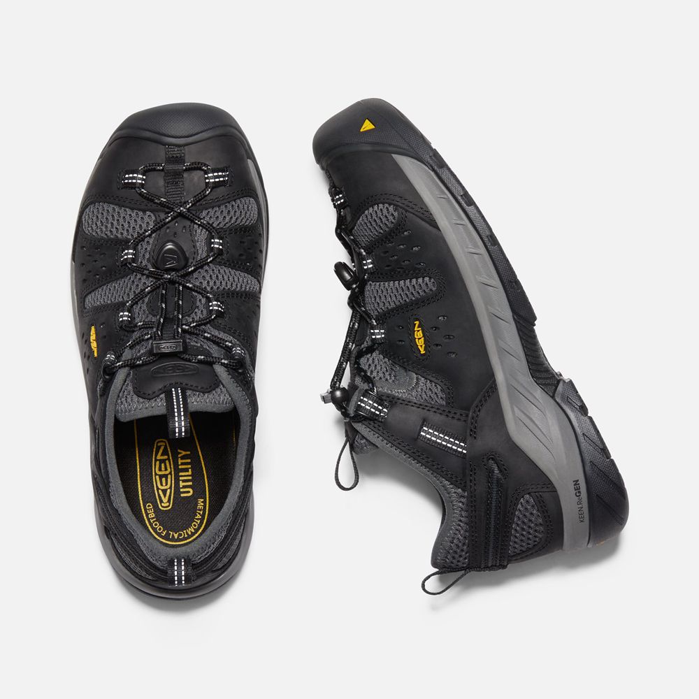 Keen Arbetsskor Herr Svarta - Atlanta Cool Ii (Steel Toe) - 185790BGO
